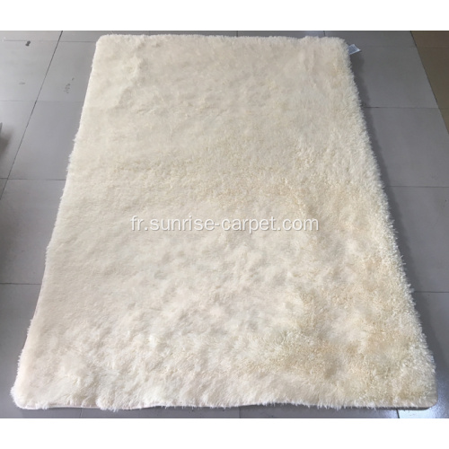 Tapis en soie en soie et polyester